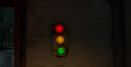 Mounted stoplight