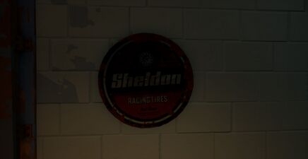 Sheldon Racing Tires Sign