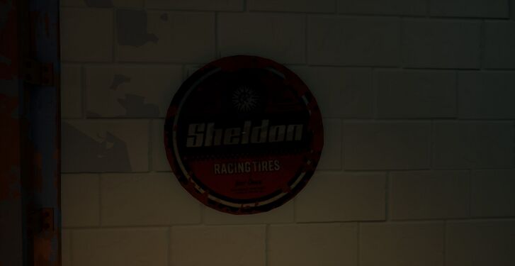 Sheldon Racing Tires Sign