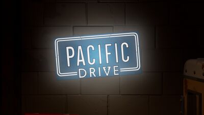Neon Pacific Drive Sign