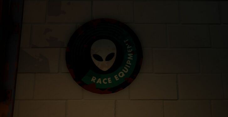 Alien Racing Sign